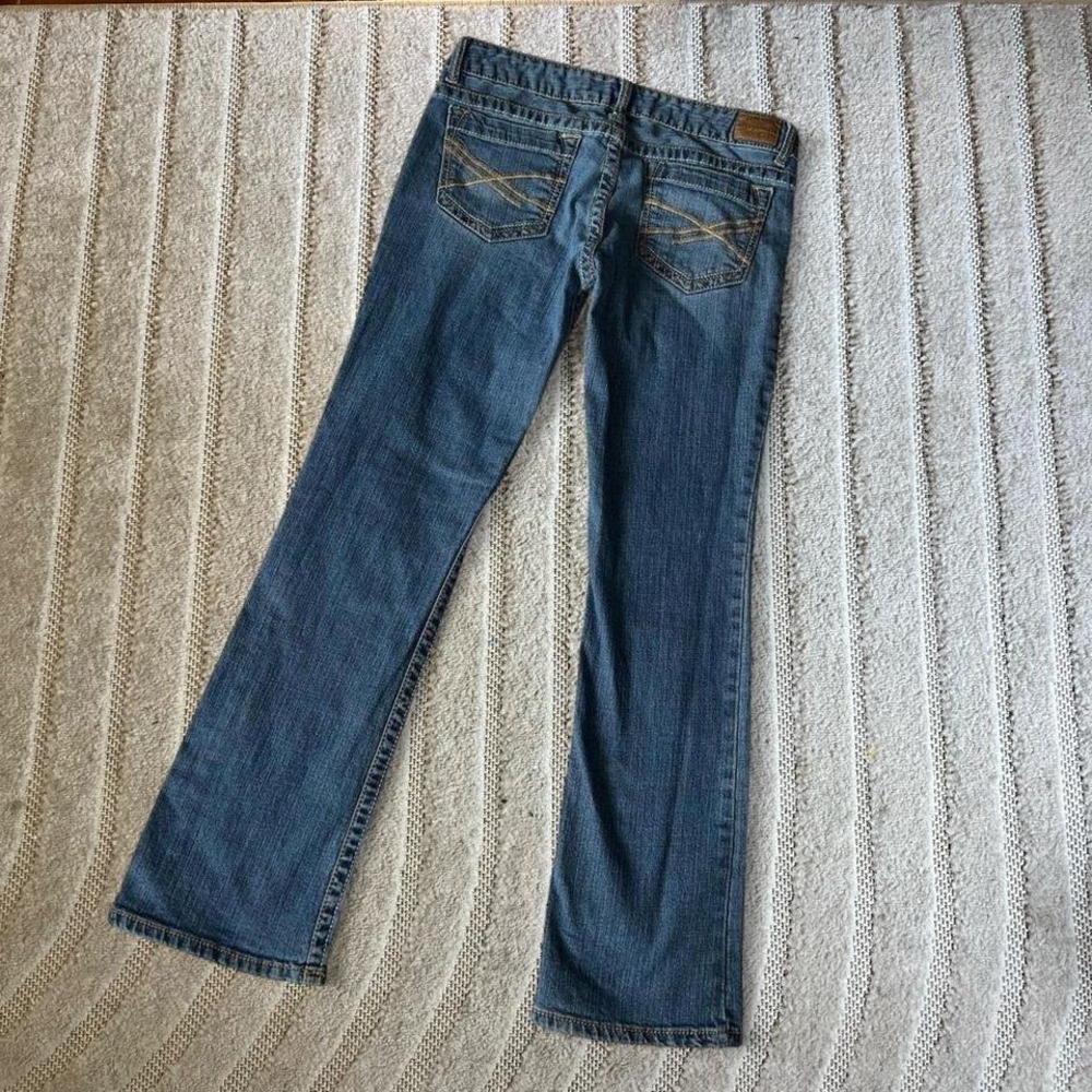 Aeropostale Womens Chelsea Skinny Bootcut Jeans 7/8 Reg Y2K Western Boho Party